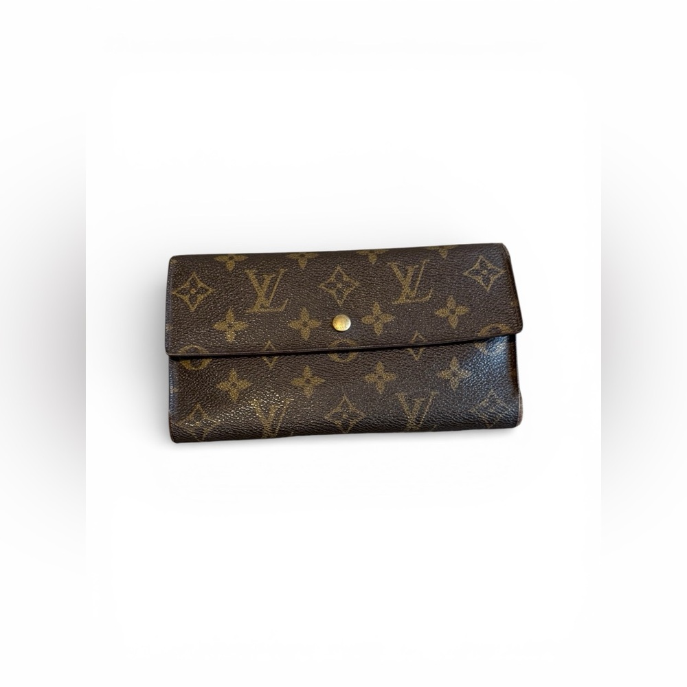 Louis Vuitton Brown Monogram Canvas Continental Wallet